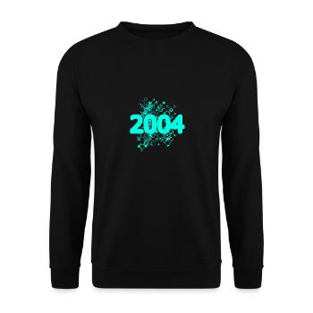 Rétro 2004 - Sweat-shirt Unisexe - noir - Devant - Alina (178cm) & Michal (187cm)