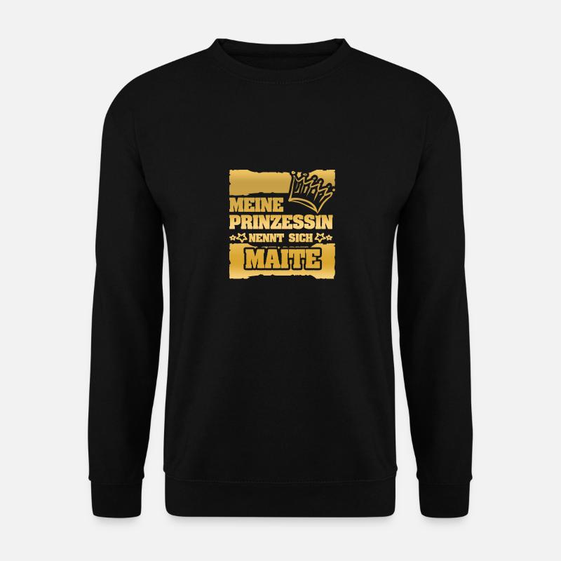 Maite als Mädchenname - Unisex Pullover - Schwarz