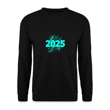 2025 - Unisex Pullover - Schwarz - Vorne - Alina (178cm) & Michal (187cm)
