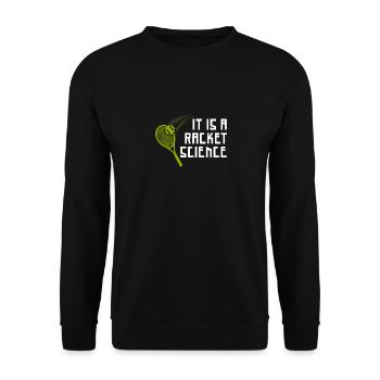 Das ist Racket Science - Unisex Pullover - Schwarz - Vorne - Alina (178cm) & Michal (187cm)
