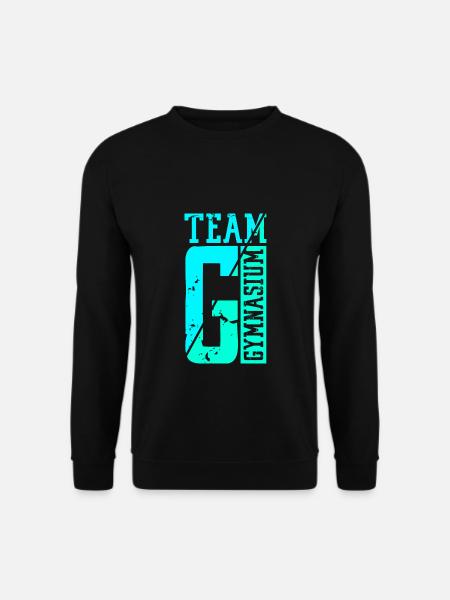Team G Gymnasium - Schulkind Schulwechsel Schüler - Unisex Pullover - Schwarz