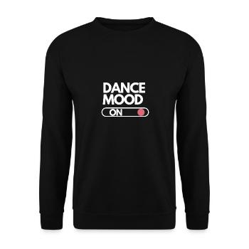 Dance mood on dancing tanzen fitness Geschenkidee - Unisex Pullover - Schwarz - Vorne - Alina (178cm) & Michal (187cm)