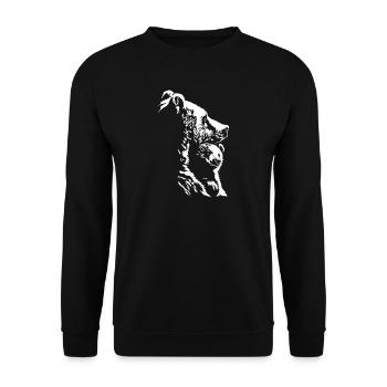 Mom Bear Baby Bear Mother Mother's Day - Unisex Sweatshirt - black - Front - Alina (178cm) & Michal (187cm)