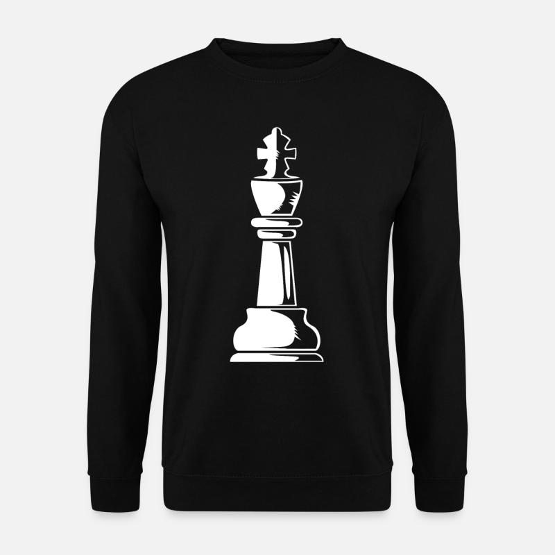 Échecs roi d’échecs - Sweat-shirt Unisexe - noir