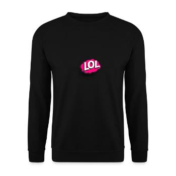 lol idée cadeau - Sweat-shirt Unisexe - noir - Devant - Alina (178cm) & Michal (187cm)