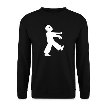 Zombie - Unisex Pullover - Schwarz - Vorne - Alina (178cm) & Michal (187cm)