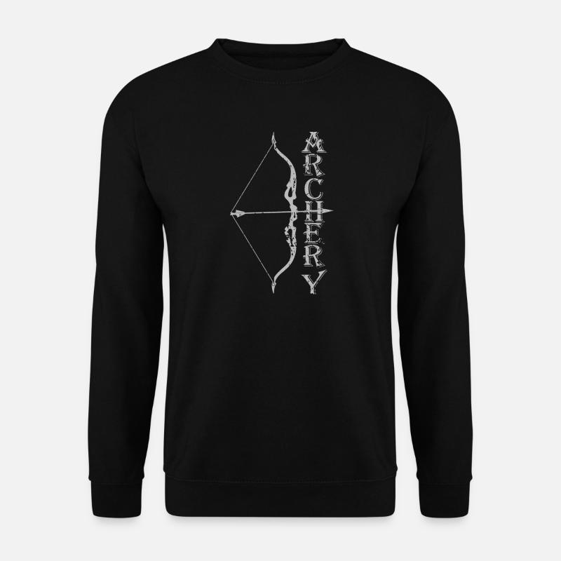 Bogenschießen, Bogensport, Bogenschütze, Archery - Unisex Pullover - Schwarz