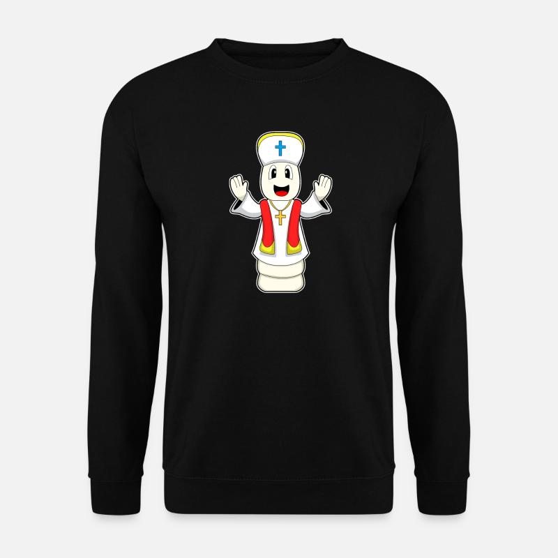 Schachfigur Läufer Schach - Unisex Pullover - Schwarz