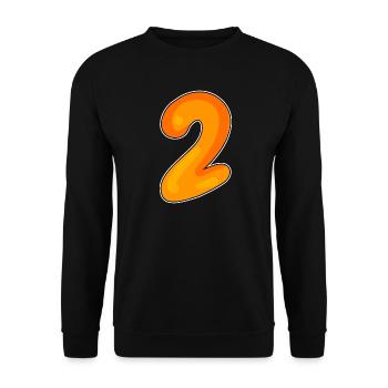 2 - Sweat-shirt Unisexe - noir - Devant - Alina (178cm) & Michal (187cm)
