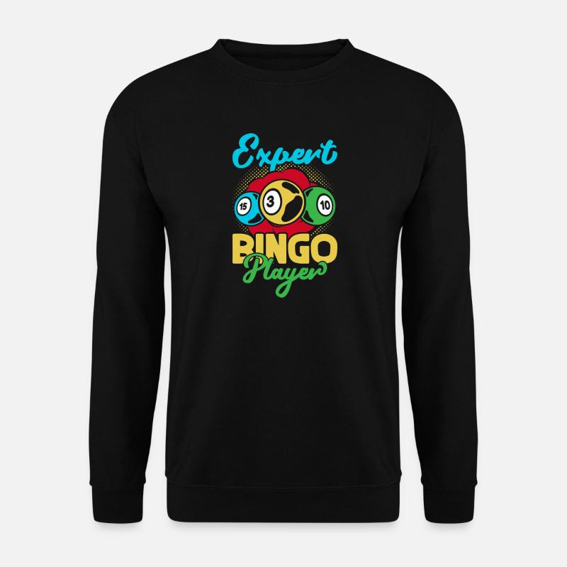 Bingo Game Expert Player Bingo - Unisex Sweatshirt - black