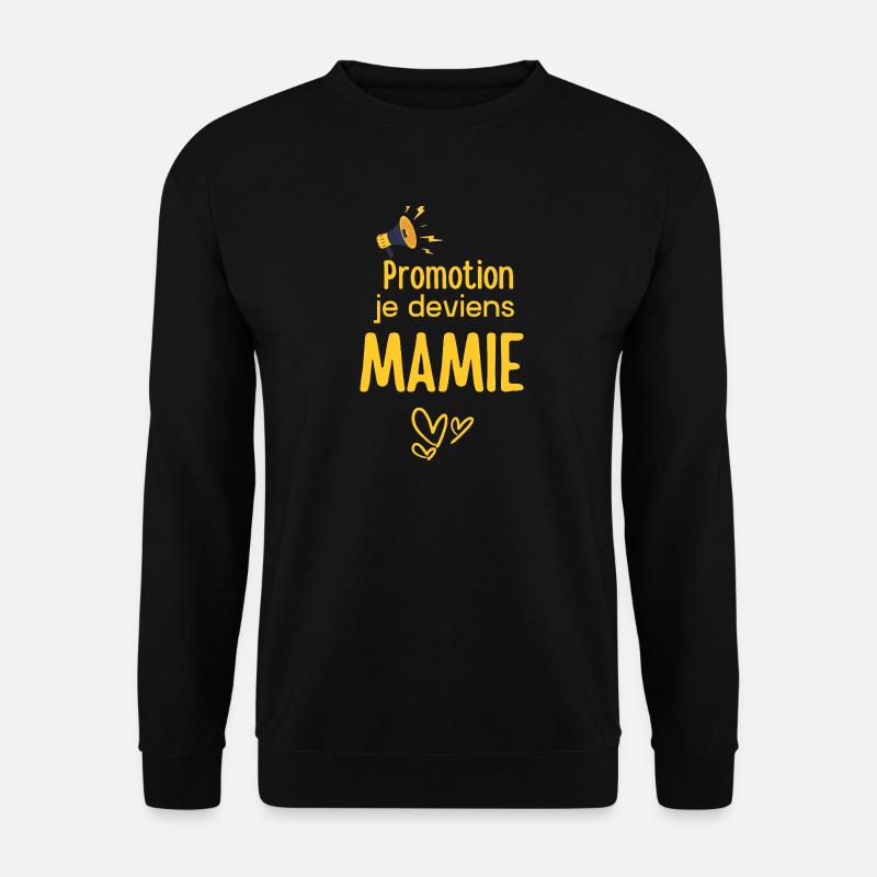 Promo je deviens Mamie - Sweat-shirt Unisexe - noir