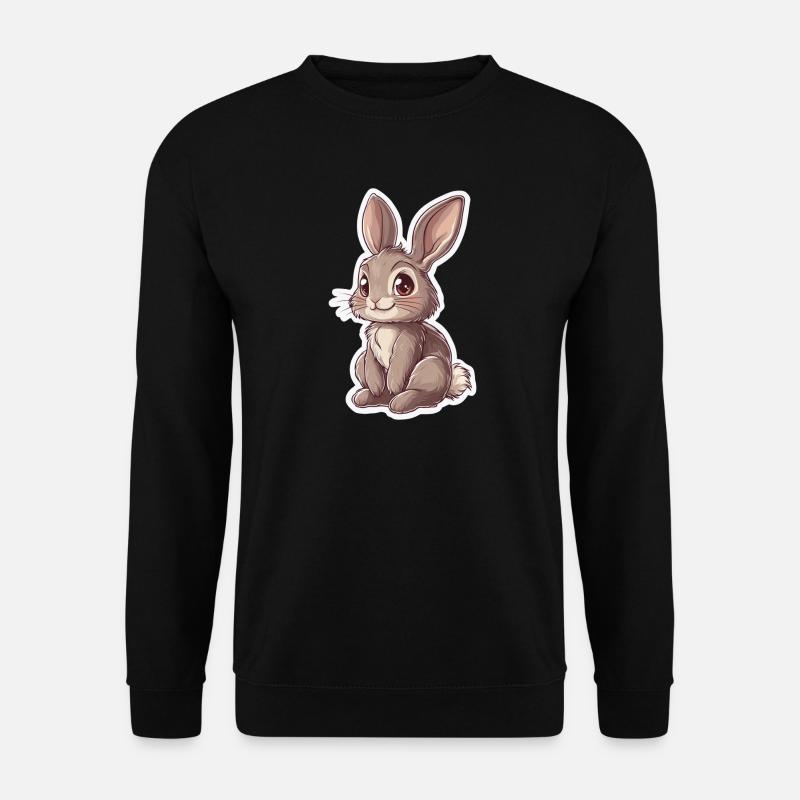 Hase - Unisex Pullover - Schwarz