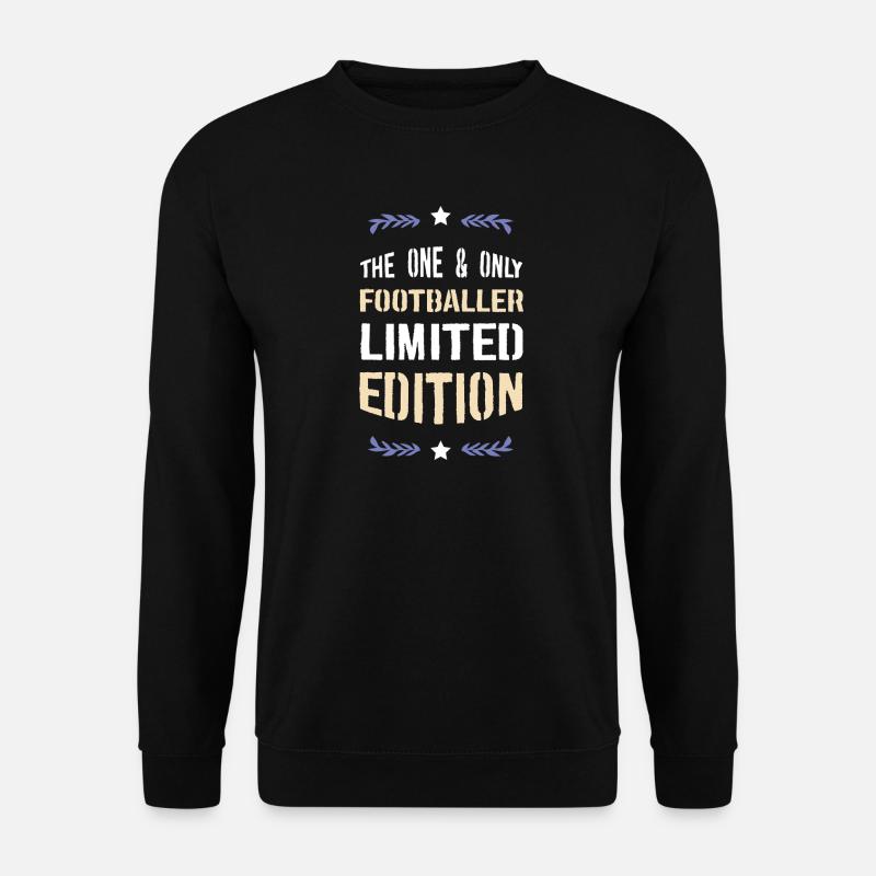 Einzigartiger Fußballer Limited Edition - Unisex Pullover - Schwarz