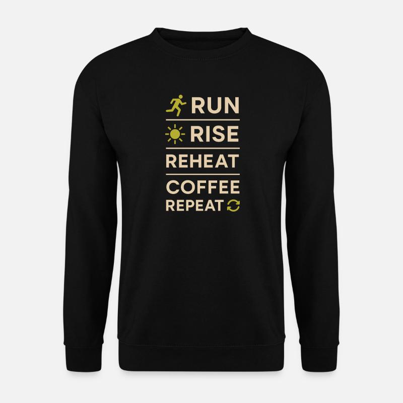 Running Mom, Dad, Jogging Parents - Unisex Sweatshirt - black