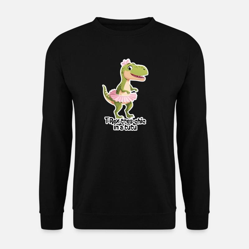 TREX Très Chic en Tutu - Sweat-shirt Unisexe - noir
