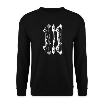 HoytConceptFX_PlansW - Sweat-shirt Unisexe - noir - Devant - Alina (178cm) & Michal (187cm)