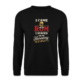 Shanty Crew folk music community - Unisex Sweatshirt - black - Front - Alina (178cm) & Michal (187cm)