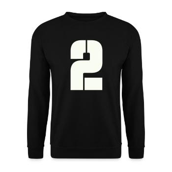 2 - Sweat-shirt Unisexe - noir - Devant - Alina (178cm) & Michal (187cm)