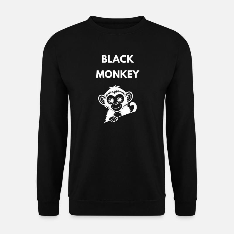 Black Monkey  - Unisex Sweatshirt - black