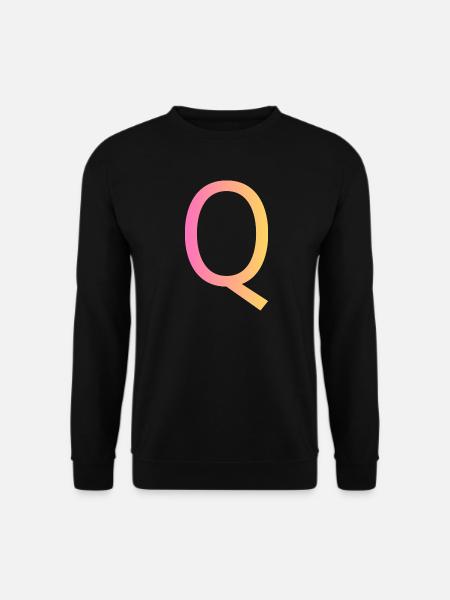 Q - Sweat-shirt Unisexe - noir
