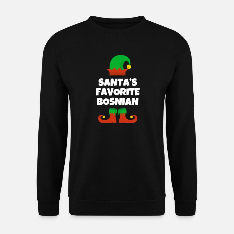 Santa's Bosnian Favorite - Unisex Sweatshirt - black