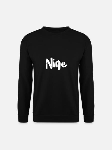 Nine - Birthday - Unisex Sweatshirt - black