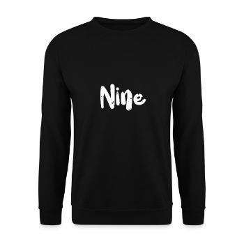 Nine - Birthday - Unisex Sweatshirt - black - Front - Alina (178cm) & Michal (187cm)
