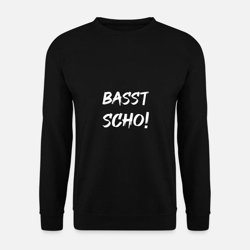 BASST SCHO! - Unisex Pullover - Schwarz