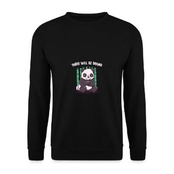 It will be dramatic, funny, sarcastic humor -Sat - Unisex Sweatshirt - black - Front - Alina (178cm) & Michal (187cm)