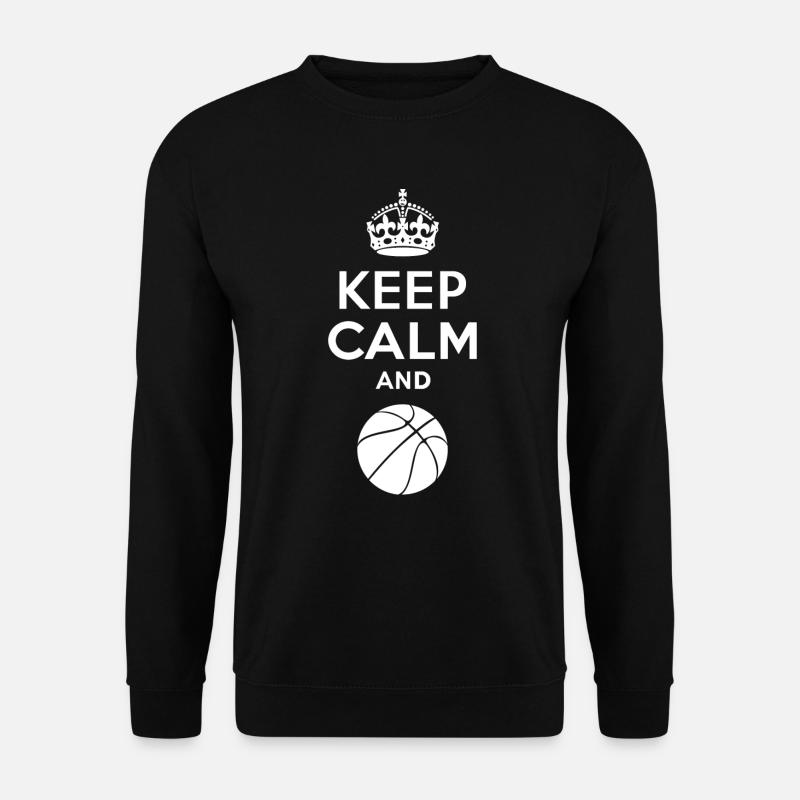 Keep Calm - Basketball 2 - Unisex Sweatshirt - black