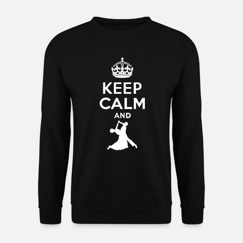 Keep Calm - Walzer tanzen - Unisex Pullover - Schwarz