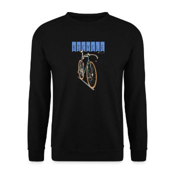Vélo - Sweat-shirt Unisexe - noir - Devant - Alina (178cm) & Michal (187cm)