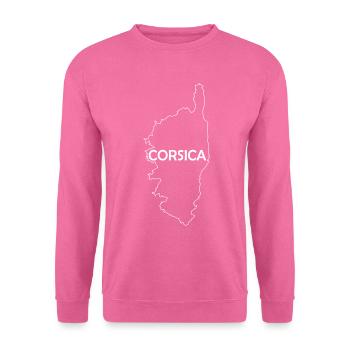 Corsica Island France Map - Unisex Pullover - Pink - Vorne