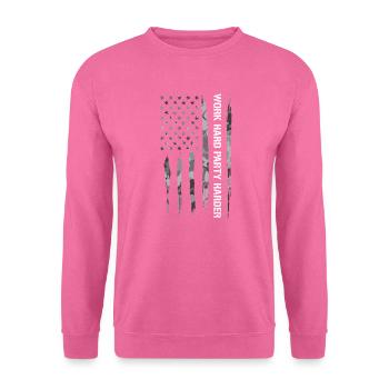 Work Hard Party Harder - Unisex Pullover - Pink - Vorne