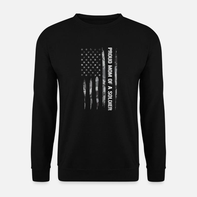 Fière maman d’un soldat - Sweat-shirt Unisexe - noir