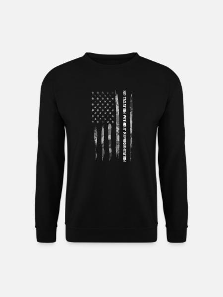 Pas d’imposition sans représentation - Sweat-shirt Unisexe - noir