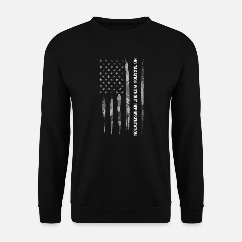 Pas d’imposition sans représentation - Sweat-shirt Unisexe - noir