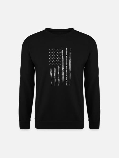 White Straight Conservative Chri... - Unisex Sweatshirt - black