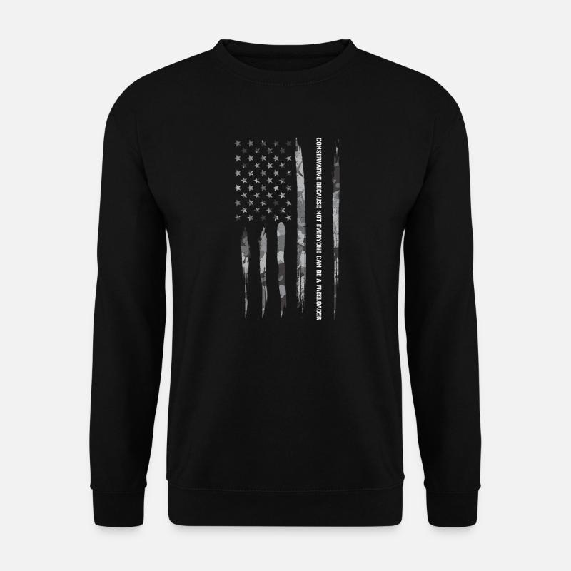 Conservative Because Not Everyon... - Unisex Sweatshirt - black