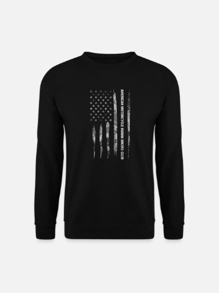 American Motorcycle Indian Biker... - Unisex Sweatshirt - black