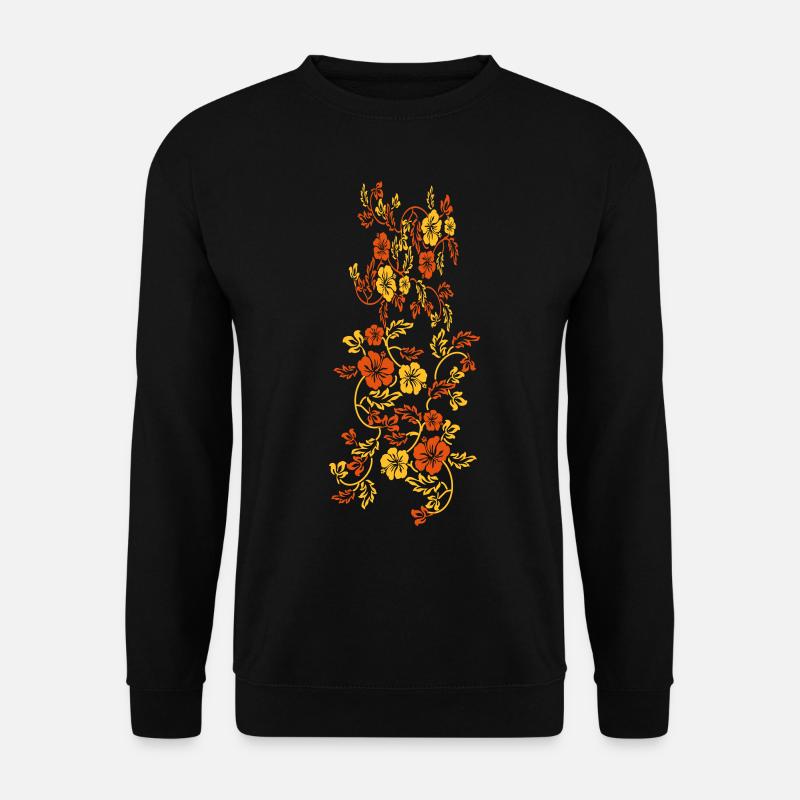 hawaii flower - Unisex Pullover - Schwarz