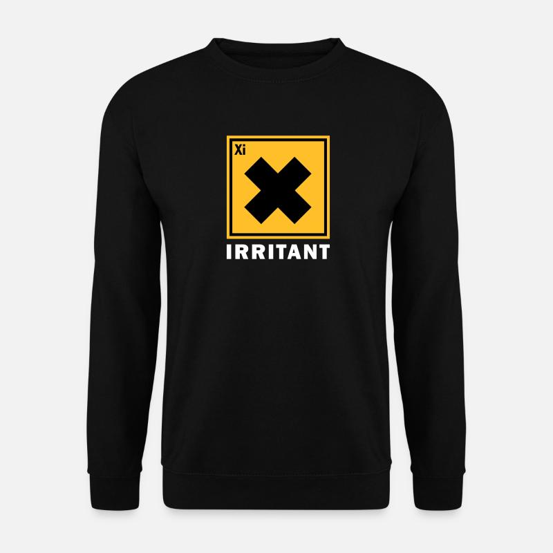 SIGNAL D'AVERTISSEMENT IRRITANT - Sweat-shirt Unisexe - noir