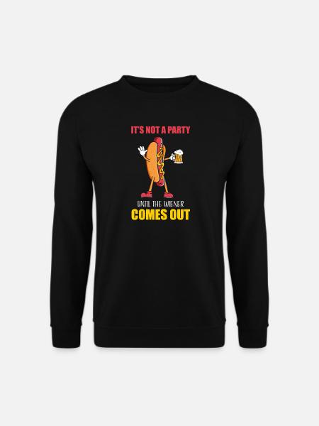 It's not a party until the winner comes out - Unisex Sweatshirt - black