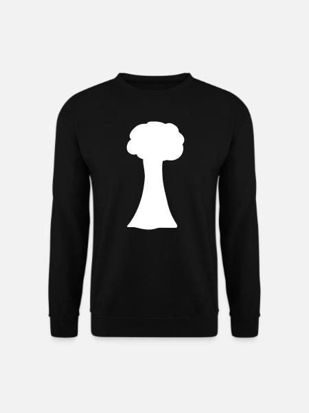 Tree Symbol Nature Shape - Unisex Sweatshirt - black