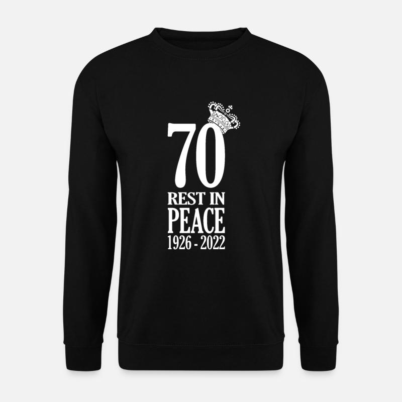 RIP - Queen - Elizabeth - Unisex Pullover - Schwarz