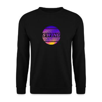 Swing Diskokugel - Unisex Pullover - Schwarz - Vorne - Alina (178cm) & Michal (187cm)