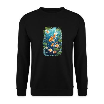 Aquarium - Sweat-shirt Unisexe - noir - Devant - Alina (178cm) & Michal (187cm)