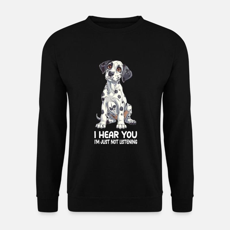 Dalmatian - Unisex Sweatshirt - black