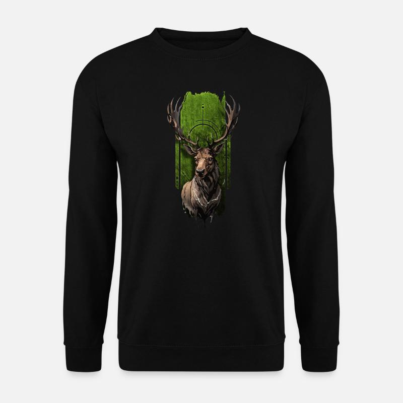Majestic Monarch: Moose - Unisex Sweatshirt - black