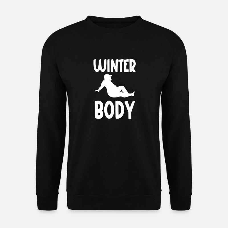 Winter-Körper - Unisex Pullover - Schwarz